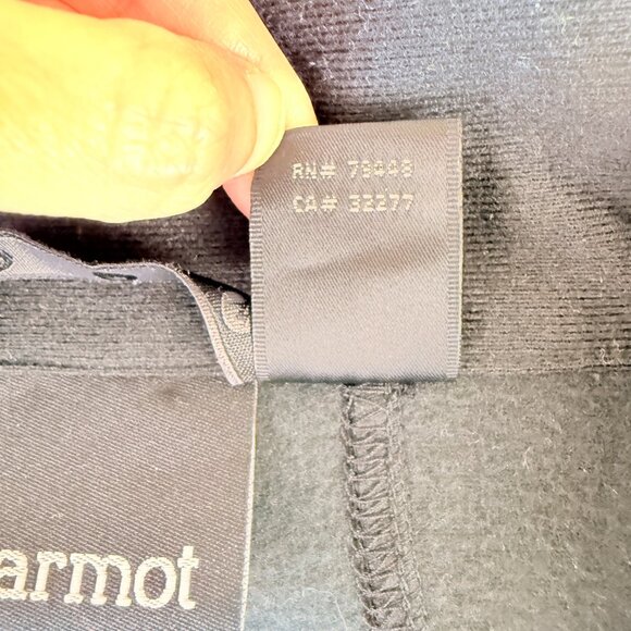 Marmot Softshell Jacket NWOT – Fleece Lined, Water-Resistant, Black (Men’s L) - Picture 10 of 12